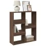 Separador de ambientes madera marrón roble 100x33x115 cm de , Librerías y estanterías - Ref: Foro24-3309552, Precio: 74,33 €,...