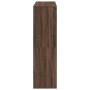 Raumteiler aus braunem Eichenholz 100x33x115 cm von , Bücherregale und Regale - Ref: Foro24-3309552, Preis: 75,19 €, Rabatt: %
