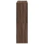 Separador de ambientes madera marrón roble 100x33x115 cm de , Librerías y estanterías - Ref: Foro24-3309552, Precio: 74,33 €,...