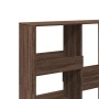 Raumteiler aus braunem Eichenholz 100x33x115 cm von , Bücherregale und Regale - Ref: Foro24-3309552, Preis: 75,19 €, Rabatt: %