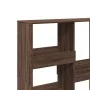 Separador de ambientes madera marrón roble 100x33x115 cm de , Librerías y estanterías - Ref: Foro24-3309552, Precio: 74,33 €,...