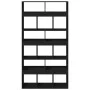 Room divider made of black engineered wood, measuring 100x33x187.5 cm. by , Bookcases and shelves - Ref: Foro24-3309538, Pric...