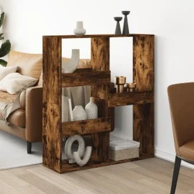 Rauchiger Eichenholz-Raumteiler 100x33x115 cm von , Bücherregale und Regale - Ref: Foro24-3309550, Preis: 72,43 €, Rabatt: %