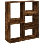 Rauchiger Eichenholz-Raumteiler 100x33x115 cm von , Bücherregale und Regale - Ref: Foro24-3309550, Preis: 73,27 €, Rabatt: %