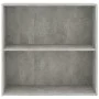 Estantería 2 niveles contrachapada gris hormigón 80x30x76,5cm de , Librerías y estanterías - Ref: Foro24-801003, Precio: 45,8...