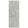 Estantería 2 niveles contrachapada gris hormigón 80x30x76,5cm de , Librerías y estanterías - Ref: Foro24-801003, Precio: 46,5...