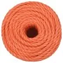 Arbeitsseil aus orangefarbenem Polypropylen, 16 mm Durchmesser, 25 m lang. von , Seile und Metallschnüre - Ref: Foro24-152947...