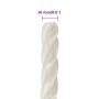 White 16 mm 50 m polypropylene work rope by , Ropes and metal cords - Ref: Foro24-153065, Price: 50,52 €, Discount: %