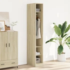 Ingenieurholzschrank Eiche Sonoma 30x50x200 cm von , Kleiderschränke - Ref: Foro24-3307686, Preis: 114,36 €, Rabatt: %