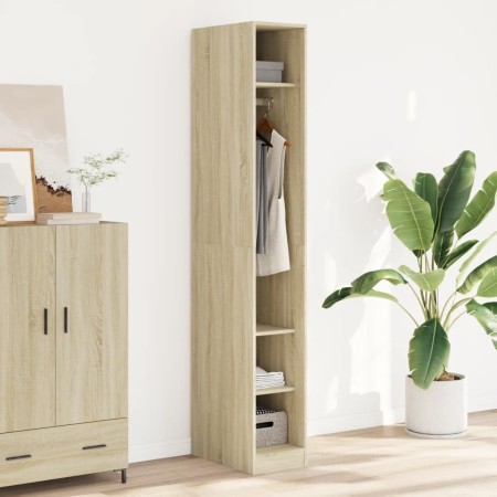 Armario de madera de ingeniería roble Sonoma 30x50x200 cm by , Wardrobes - Ref: Foro24-3307686, Price: 116,08 €, Discount: %