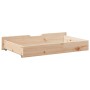 Cajones debajo de cama con ruedas 2 uds madera maciza de pino by , Home storage drawers - Ref: Foro24-850923, Price: 77,33 €,...