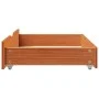 Cajones debajo cama con ruedas 2 uds madera maciza pino marrón von , Aufbewahrungsschubladen für zu Hause - Ref: Foro24-85092...