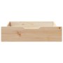 Cajones debajo de cama con ruedas 2 uds madera maciza de pino von , Aufbewahrungsschubladen für zu Hause - Ref: Foro24-850935...