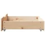 Cajones debajo de cama con ruedas 2 uds madera maciza de pino by , Home storage drawers - Ref: Foro24-850935, Price: 58,81 €,...