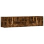 Mueble de esquina madera ingeniería roble ahumado 200x40x45 cm by , Closets and storage - Ref: Foro24-3307832, Price: 125,51 ...