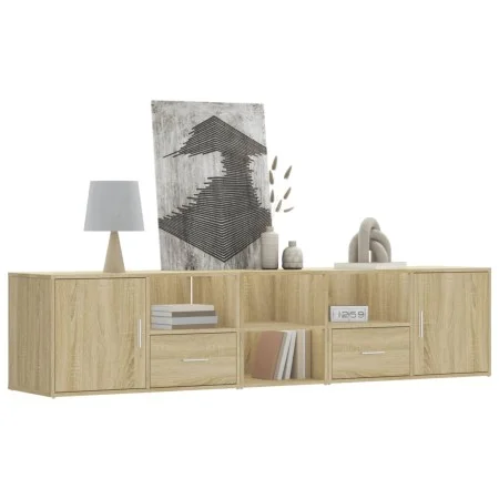 Mueble de esquina madera ingeniería roble Sonoma 200x40x45 cm by , Closets and storage - Ref: Foro24-3307830, Price: 123,87 €...