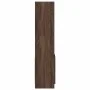 Aparador alto madera de ingeniería roble marrón 92x33x140 cm de , Librerías y estanterías - Ref: Foro24-3309615, Precio: 94,1...