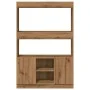 Handgefertigter hoher Schrank aus Eichen-Ingenieurholz, 92x33x140 cm. von , Bücherregale und Regale - Ref: Foro24-3309617, Pr...