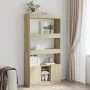 Aparador alto madera de ingeniería roble Sonoma 92x33x180 cm de , Librerías y estanterías - Ref: Foro24-3309620, Precio: 104,...