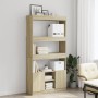 Hoher Schrank aus Sonoma-Eichen-Ingenieurholz 92x33x180 cm. von , Bücherregale und Regale - Ref: Foro24-3309620, Preis: 106,2...