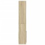 Aparador alto madera de ingeniería roble Sonoma 92x33x180 cm by , Bookcases and shelves - Ref: Foro24-3309620, Price: 106,25 ...