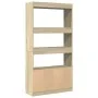 Aparador alto madera de ingeniería roble Sonoma 92x33x180 cm de , Librerías y estanterías - Ref: Foro24-3309620, Precio: 104,...