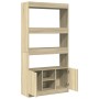 Aparador alto madera de ingeniería roble Sonoma 92x33x180 cm by , Bookcases and shelves - Ref: Foro24-3309620, Price: 106,25 ...