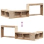 Massives Kiefernholz-Schreibtischmöbel 222x107x75 cm von , Nachttische - Ref: Foro24-855756, Preis: 132,65 €, Rabatt: %