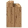 Escritorio con LED madera ingeniería roble artisian 140x55x91cm by , Desks - Ref: Foro24-3309428, Price: 195,49 €, Discount: %
