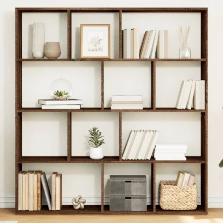 Ingenieurholzregal in Eichenbraun 132x29x141,5 cm von , Bücherregale und Regale - Ref: Foro24-3310313, Preis: 116,75 €, Rabat...