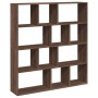 Estantería de madera de ingeniería marrón roble 132x29x141,5 cm by , Bookcases and shelves - Ref: Foro24-3310313, Price: 122,...