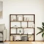 Ingenieurholzregal in Eichenbraun 132x29x141,5 cm von , Bücherregale und Regale - Ref: Foro24-3310313, Preis: 116,75 €, Rabat...