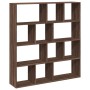 Estantería de madera de ingeniería marrón roble 132x29x141,5 cm by , Bookcases and shelves - Ref: Foro24-3310313, Price: 122,...