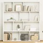 Regalbrett Bücherregal aus weißem Ingenieurholz 132x29x141,5 cm von , Bücherregale und Regale - Ref: Foro24-3310307, Preis: 1...