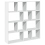 Estantería librería madera de ingeniería blanca 132x29x141,5 cm by , Bookcases and shelves - Ref: Foro24-3310307, Price: 139,...