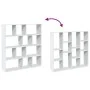 Estantería librería madera de ingeniería blanca 132x29x141,5 cm by , Bookcases and shelves - Ref: Foro24-3310307, Price: 139,...