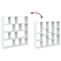 Estantería librería madera de ingeniería blanca 132x29x141,5 cm by , Bookcases and shelves - Ref: Foro24-3310307, Price: 139,...