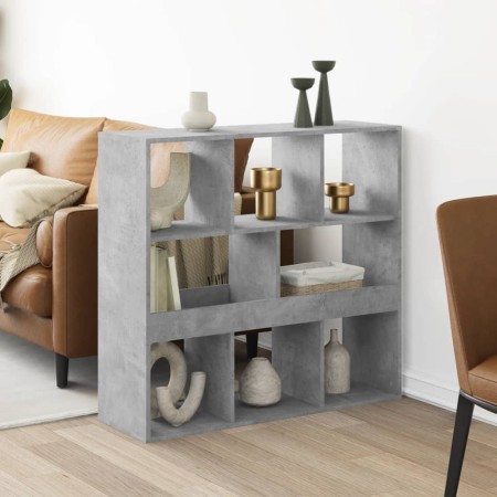 Separador de ambientes madera gris hormigón 100x33x94,5 cm by , Bookcases and shelves - Ref: Foro24-3309513, Price: 81,00 €, ...