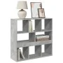 Separador de ambientes madera gris hormigón 100x33x94,5 cm de , Librerías y estanterías - Ref: Foro24-3309513, Precio: 80,03 ...