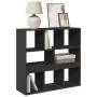 Separador de ambientes madera ingeniería negro 100x33x94,5 cm de , Librerías y estanterías - Ref: Foro24-3309511, Precio: 104...
