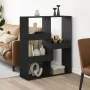 Separador de ambientes madera ingeniería negro 100x33x115 cm de , Librerías y estanterías - Ref: Foro24-3309547, Precio: 73,7...
