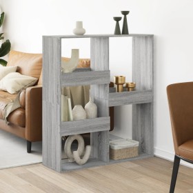 Separador de ambientes madera gris Sonoma 100x33x115 cm by , Bookcases and shelves - Ref: Foro24-3309551, Price: 74,64 €, Dis...