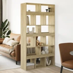 Raumteiler aus Eichenholz Sonoma 100x33x187,5 cm von , Bücherregale und Regale - Ref: Foro24-3309539, Preis: 185,64 €, Rabatt: %