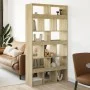 Separador de ambientes madera roble Sonoma 100x33x187,5 cm de , Librerías y estanterías - Ref: Foro24-3309539, Precio: 185,64...