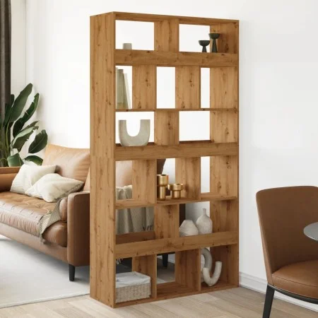 Separador de ambientes madera roble artisian 100x33x187,5 cm by , Bookcases and shelves - Ref: Foro24-3309545, Price: 210,90 ...