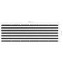 Balcony awning anthracite gray and white oxford fabric 90x300 cm by vidaXL, Umbrellas - Ref: Foro24-134880, Price: 14,10 €, D...