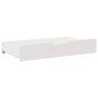 Underbed drawers with wheels, 2 units, solid white pine wood by , Home storage drawers - Ref: Foro24-850924, Price: 96,01 €, ...