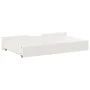 Underbed drawers with wheels, 2 units, solid white pine wood by , Home storage drawers - Ref: Foro24-850924, Price: 102,26 €,...