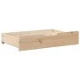 Under-bed drawers with wheels, 2 units, solid pine wood by , Home storage drawers - Ref: Foro24-850926, Price: 83,16 €, Disco...