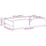 Under-bed drawers with wheels, 2 units, solid pine wood by , Home storage drawers - Ref: Foro24-850926, Price: 83,16 €, Disco...